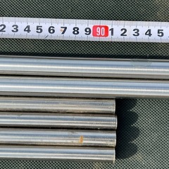 ステンレスパイプ 6本セットの画像