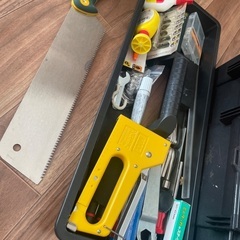 色々道具箱と道具の画像
