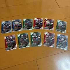 仮面ライダーカード11枚セットの画像