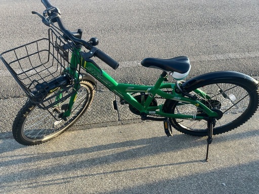 クロスバイク　ステイメン　グリーン　22インチ