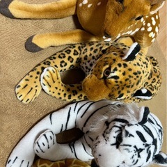 リアル動物5匹　ぬいぐるみ　まとめ売りの画像