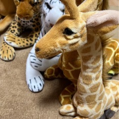 リアル動物5匹　ぬいぐるみ　まとめ売りの画像