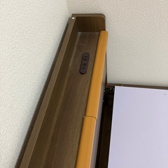 決まりました木製セミダブルベッド(コンセント、ヘッドボード付)マットレスもの画像