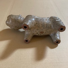 陶器 虎の置物の画像
