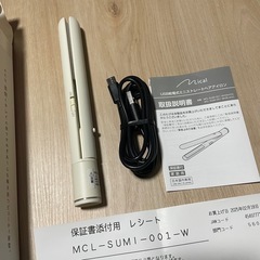 Mical USB給電式ミニストレートヘアアイロンの画像
