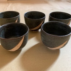 神山湯呑み5個セットの画像