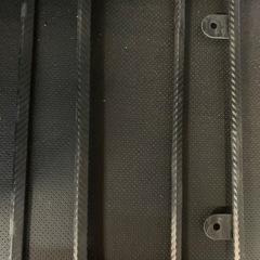 カーボン調ナンバーフレームの画像