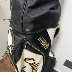 Callaway WARBIRD キャディバッグ 黒　白の画像