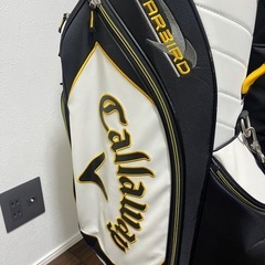 Callaway WARBIRD キャディバッグ 黒　白の画像