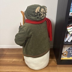 クリスマス装飾 スノーマン　約90cmの画像