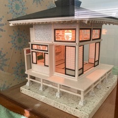 和紙工芸　和紙による庵の画像