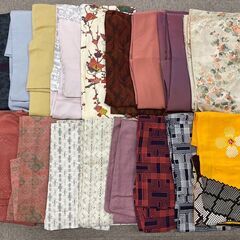 在庫のこりわずか！  ★限定入荷★  掘り出し物！訪問着 紬 道行 袋帯 名古屋帯 など  お好きな着物や帯 20点まで選んでください♪の画像