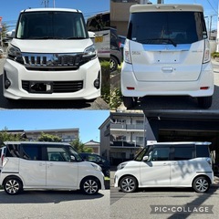 【兵庫】車検2年付★デイズルークスOEM！eKスペースカスタム★特別仕様車カスタムTスタイルエディション★両側パワスラ★ICターボ★安全装備e-Assist★シートヒーター★乗って帰れますの画像