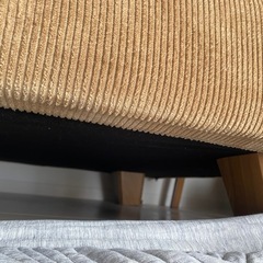 ウニコ　オットマン付き 3人掛けソファの画像