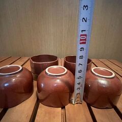 陶器 小鉢 5個セットの画像
