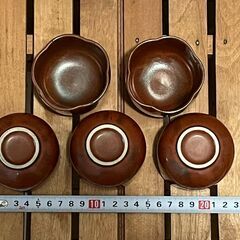 陶器 小鉢 5個セットの画像