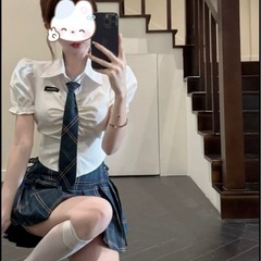 制服 コスプレ衣装 ホワイト Mサイズの画像