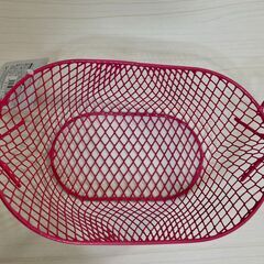 【超美品】ピンクのカゴの画像