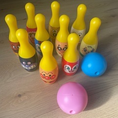 アンパンマン　ボーリング　おもちゃの画像