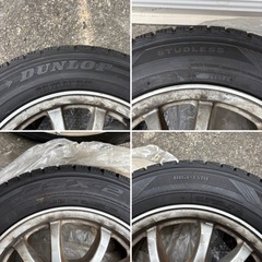 ダンロップ スタッドレスタイヤ 205 60R16 ホイール付きの画像