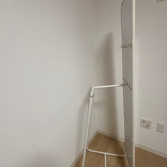 鏡・ミラー(全身鏡・収納付き)の画像