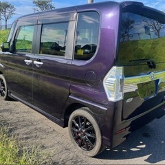 タントカスタム！LA610！ターボ！4WD！電スラ！アルミ！BT対応地デジナビ！新潟市東区より！の画像
