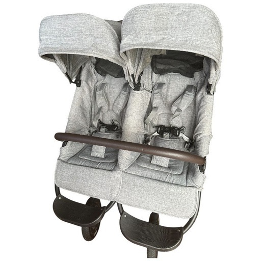 AIRBUGGY ダブルシート ベビーカー グレー　双子用ベビーカー