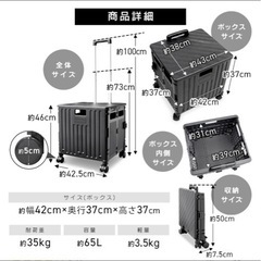 10/11以降引渡し 訳あり キャリーカートの画像