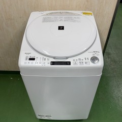 19 R18  SHARP 　21年製　洗濯機　8㌔洗濯　4.5㌔熱乾燥 　冷蔵庫　安い　の画像
