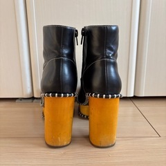 moussy ウッドソールブーツ　Sの画像