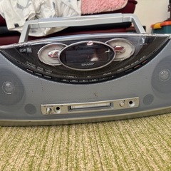 【ジャンク】SHARP SD-FX200 CD／MD／カセット／ラジオ ラジカセ//掛川市の画像