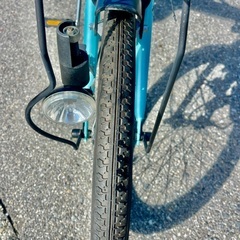 お買得！リコブランド水色 20インチ折りたたみ自転車の画像