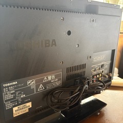 【取引中】TOSHIBA BRAVIA 19型の画像