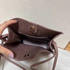 pink ショルダーバッグ　の画像
