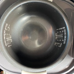 中古　炊飯器　3合炊き　SHARP KS-C5K ブラックの画像