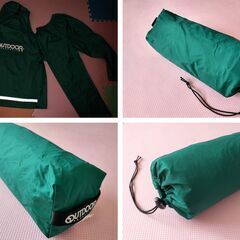 OUTDOOR レインウェア Jr.XL 150 上下セパレートタイプの画像