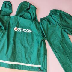 OUTDOOR レインウェア Jr.XL 150 上下セパレートタイプの画像
