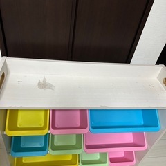 子供用　棚　おもちゃ　お片付け　収納の画像