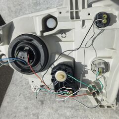 ダイハツ タント L375S 左右セット ピカピカコート済み 美品ハロゲンの画像