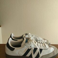 adidas samba サンバ ホワイト　27.5cmの画像