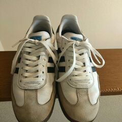 adidas samba サンバ ホワイト　27.5cmの画像