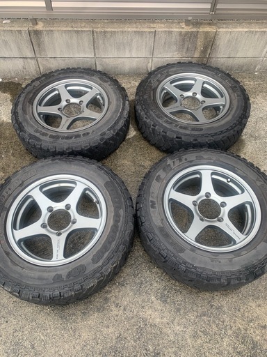 ジムニー ホイールセット　weds マッドスポークハセスペック