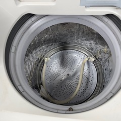 22 R21  SHARP 　21年製　洗濯機　8㌔洗濯　4.5㌔熱乾燥 　冷蔵庫　安い　の画像