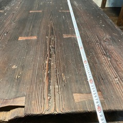 10/14まで　船底の古材を天板に使用したテーブル の画像