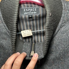 ESPACE pierre cardin グレー ジャンパー Mの画像