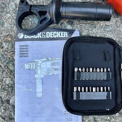 BLACK & DECKER 振動ドリル KR554RE 電動工具 ブラック&デッカー コード式の画像
