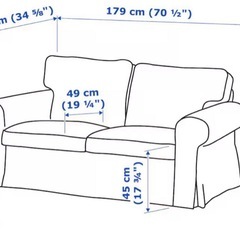 IKEA エークトルプ　ホワイトの画像