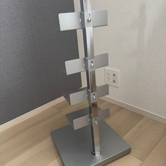 本棚　　ブックタワー　シルバーの画像