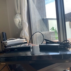 TOSHIBA REGZA液晶カラーテレビ&ブルーレイでディスクレコーダーセット　40V 動作確認済みの画像