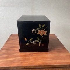 和風小物入れ　2段引出しの画像